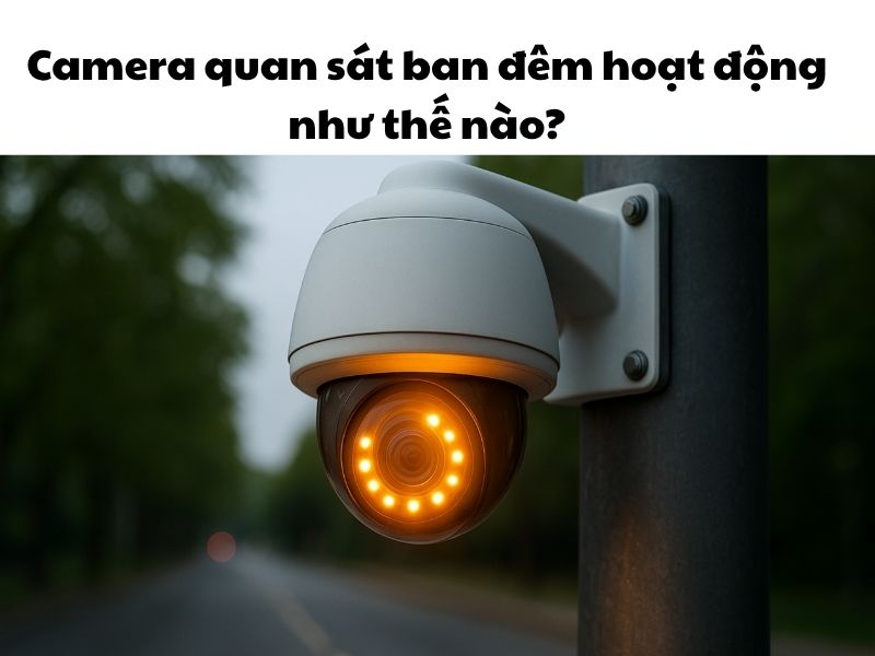 Camera quan sát ban đêm hoạt động như thế nào?