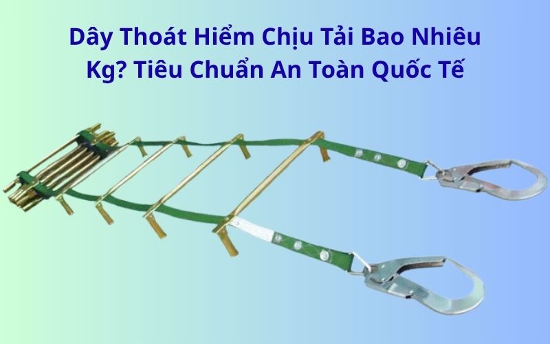 Dây Thoát Hiểm Chịu Tải Bao Nhiêu Kg? Tiêu Chuẩn An Toàn Quốc Tế