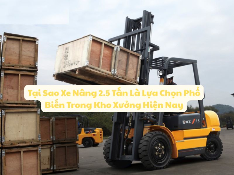 Tại Sao Xe Nâng 2.5 Tấn Là Lựa Chọn Phổ Biến Trong Kho Xưởng Hiện Nay
