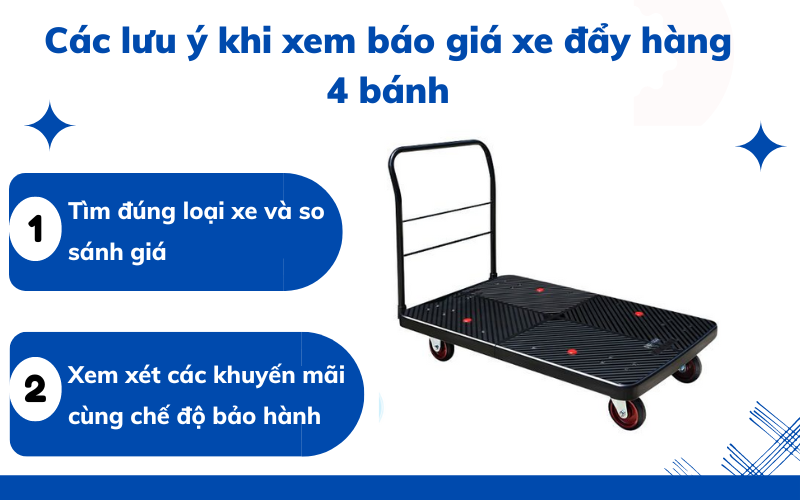 giá xe đẩy hàng 4 bánh