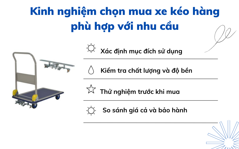 Kích thước xe đẩy hàng