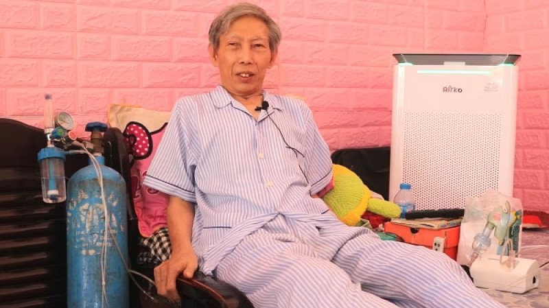Ông Thành (70 tuổi) là bệnh nhân COPD 6 năm.