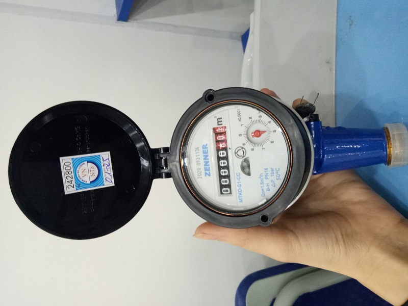 Cách xem đồng hồ đo nước có chỉ số hiển thị cộng dồn