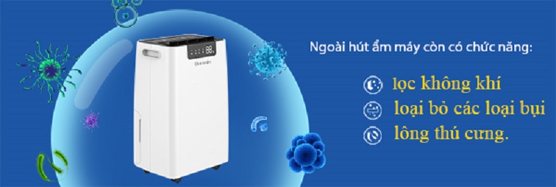công dụng của máy hút ẩm Dorosin ER-660E