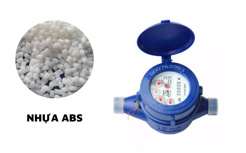 Đồng hồ đo nước vỏ nhựa ABS