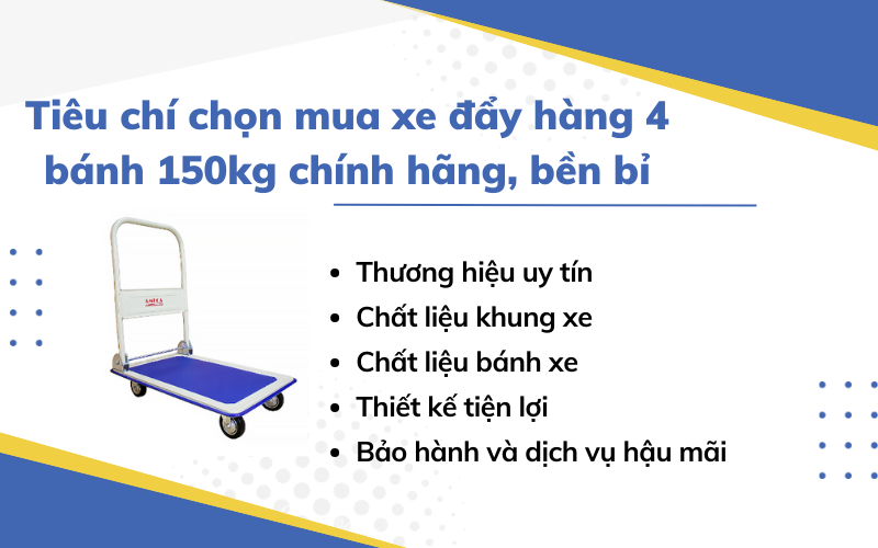 xe đẩy hàng 4 bánh 150kg