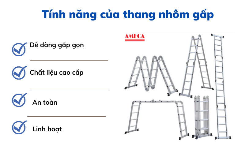 thang nhôm gấp